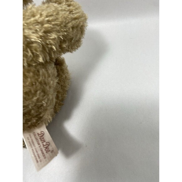 Dandee Collectors Choice brown Bear with Pink Ribbon Sitting 7 Inch - Picture 4 of 7